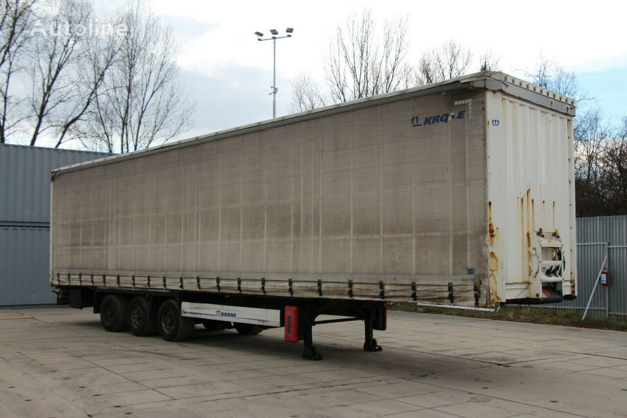 Krone SD MEGA LINER, LOW DECK, LIFT AXLE, BPW, XL CODE curtain side semi-trailer