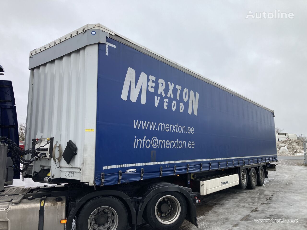 Krone SDP 27 curtain side semi-trailer