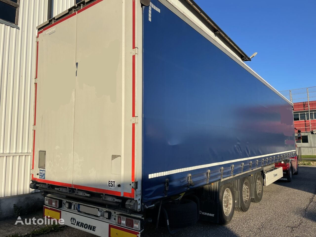 Krone Sdp Elb Cs Expandable Adr Unit Curtain Side Semi Trailer For Sale Estonia Padise