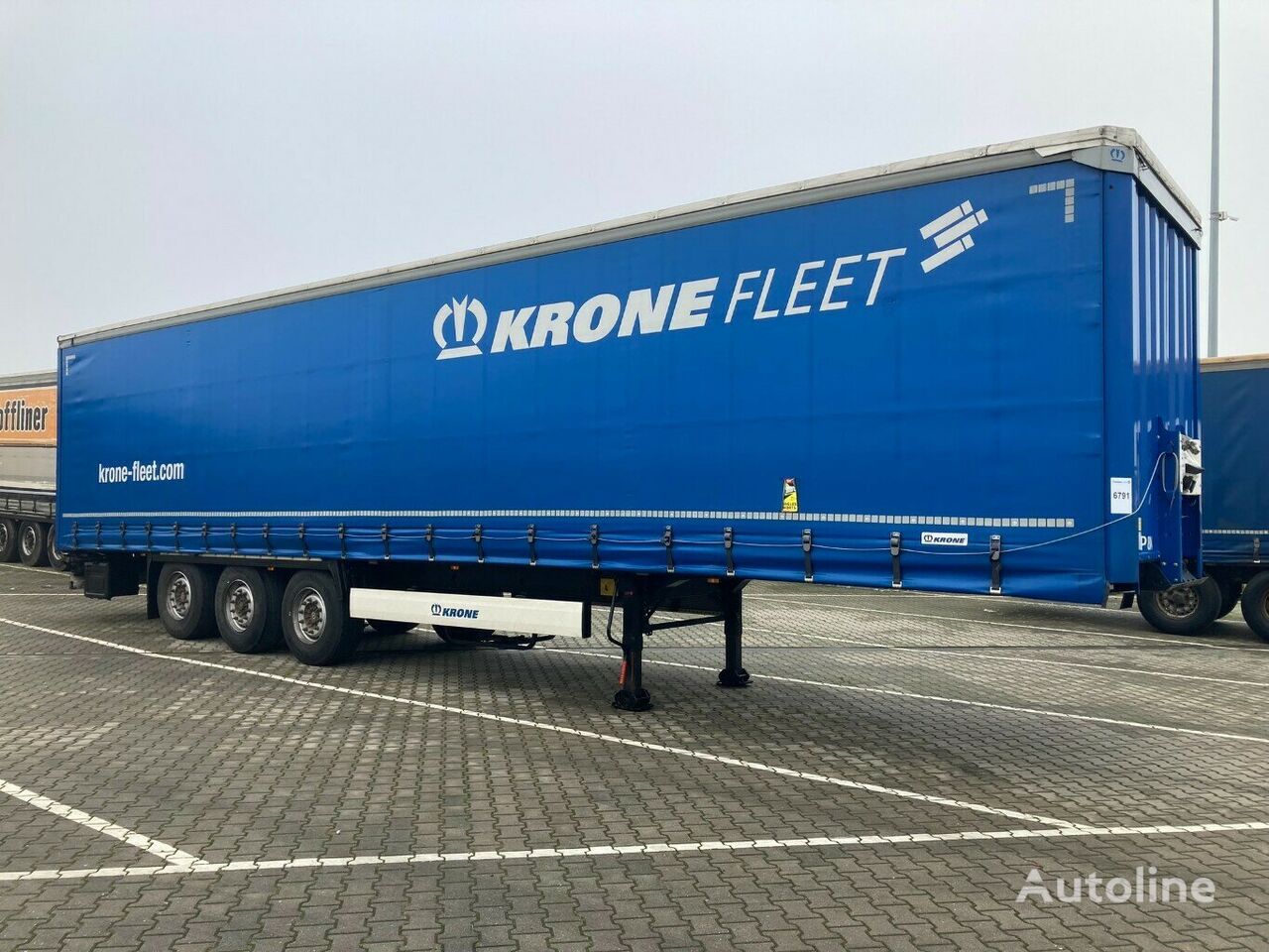 Krone Sdp Elb Cs Curtain Side Semi Trailer For Sale Germany Werlte Yn