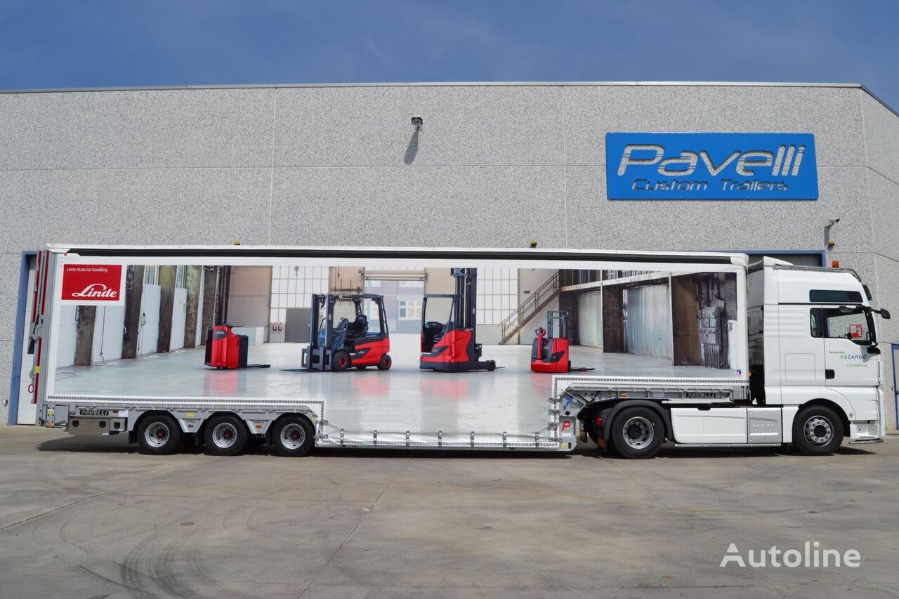 new Pavelli CURTAINSIDER curtain side semi-trailer