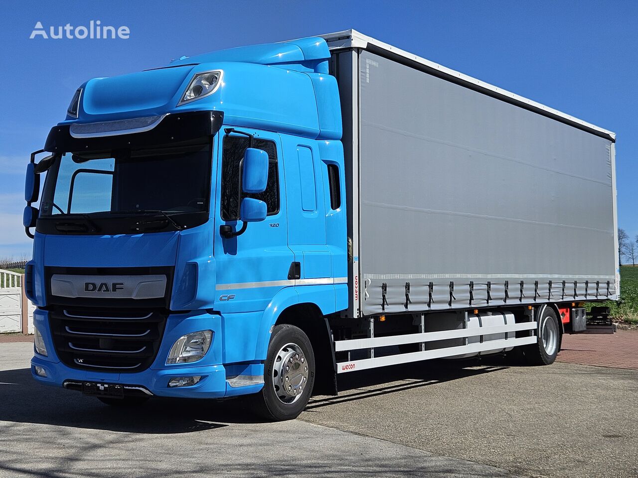 DAF CF 320 curtainsider truck for sale Poland Nowa Słupia, PG39429