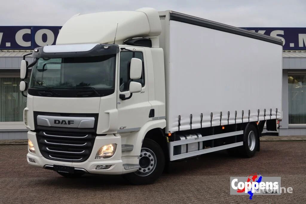 DAF CF 320 Schuifzeil + Dhollandia 2.000 kg Euro 6 curtainsider truck ...