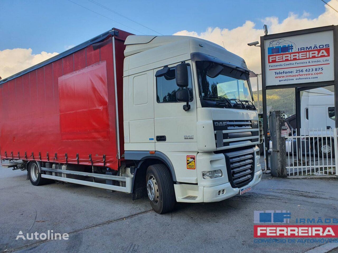 DAF XF 105 460 CV 19T. / PLATAFORMA curtainsider truck