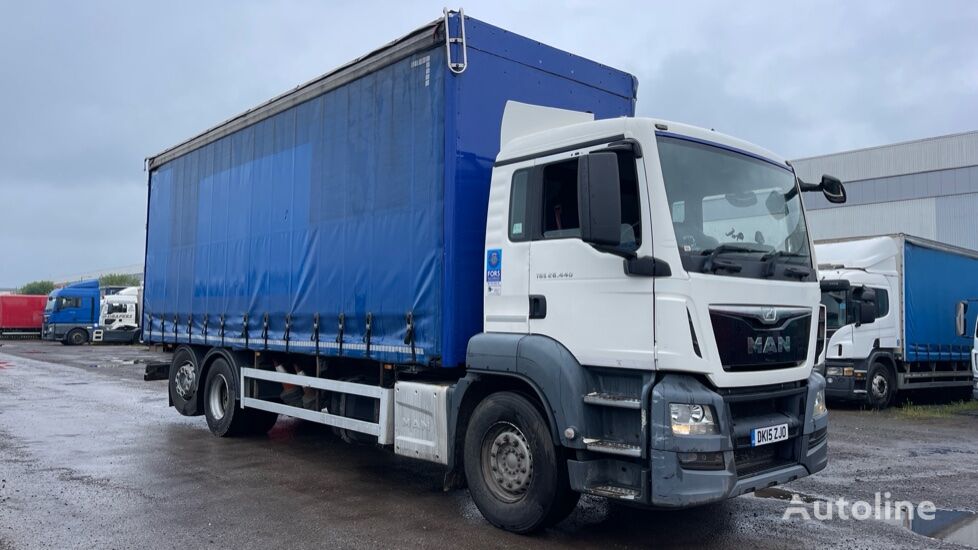 MAN TGS 26.440 curtainsider truck