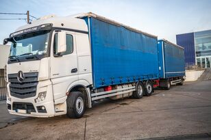 Mercedes-Benz ACTROS 2548+VOITH+CHARIOT EMBARQUER curtainsider truck