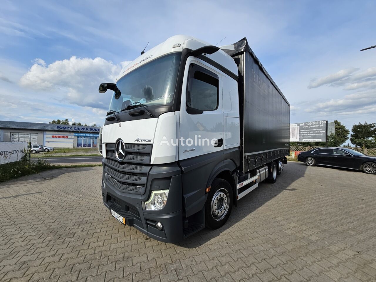 Mercedes-Benz Actros MP5 2545 6x2 // 2020r // 7.7m curtainsider truck for  sale Poland Turek, LN35904