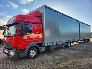 Mercedes-Benz Atego 823 + 1 - oś przyczepa curtainsider truck + curtain side trailer