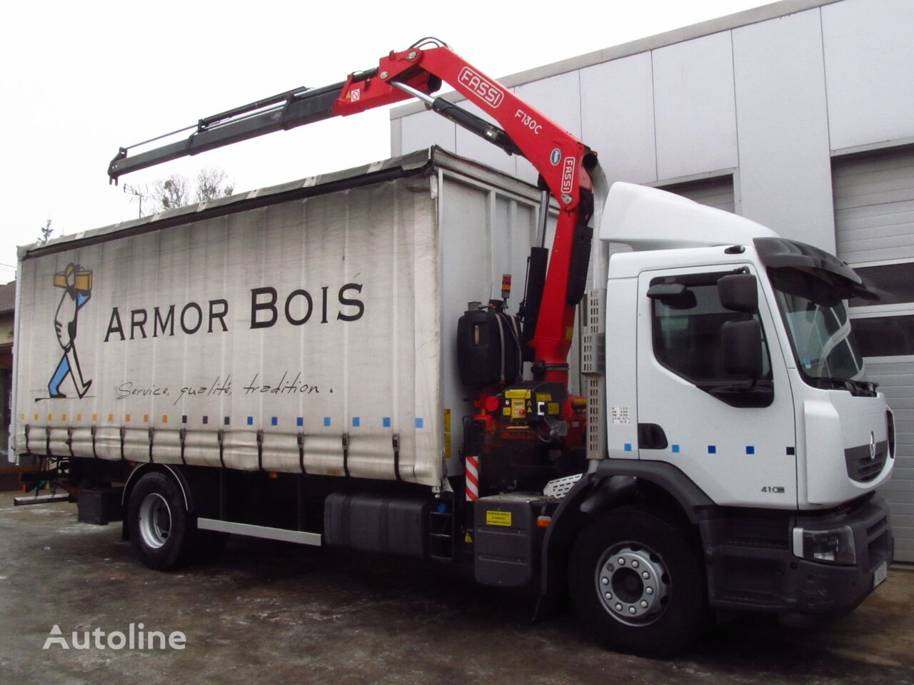 Renault PREMIUM LANDER 410DXI FASSI F130 NEW curtainsider truck