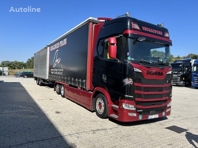 Scania S 500 curtainsider truck for sale Hungary Biatorbágy, RY36470