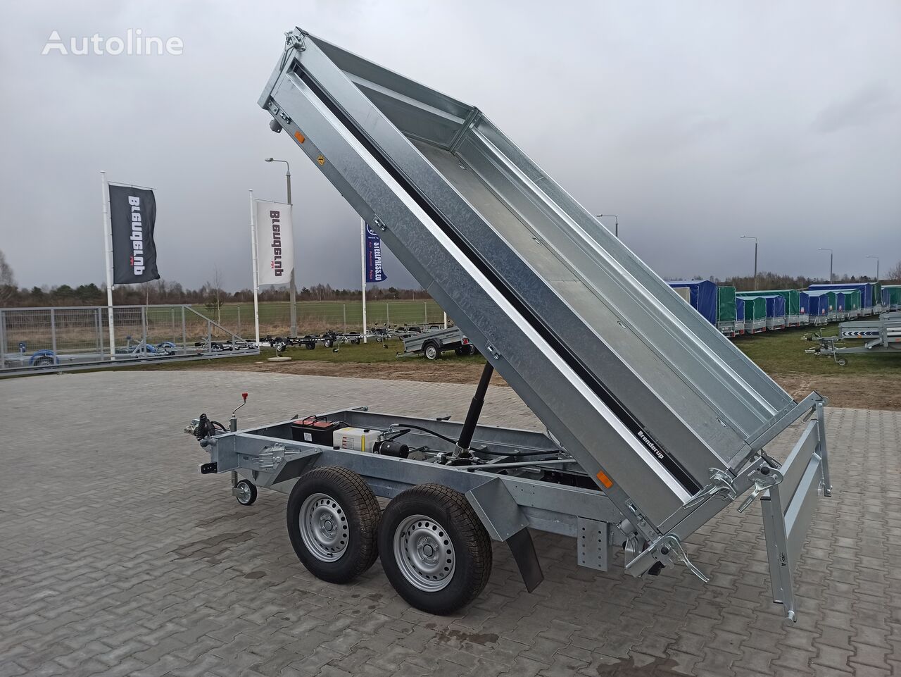 Brenderup Kiper Wywrotka 3,5T dump trailer for sale Poland Końskie, NT26557