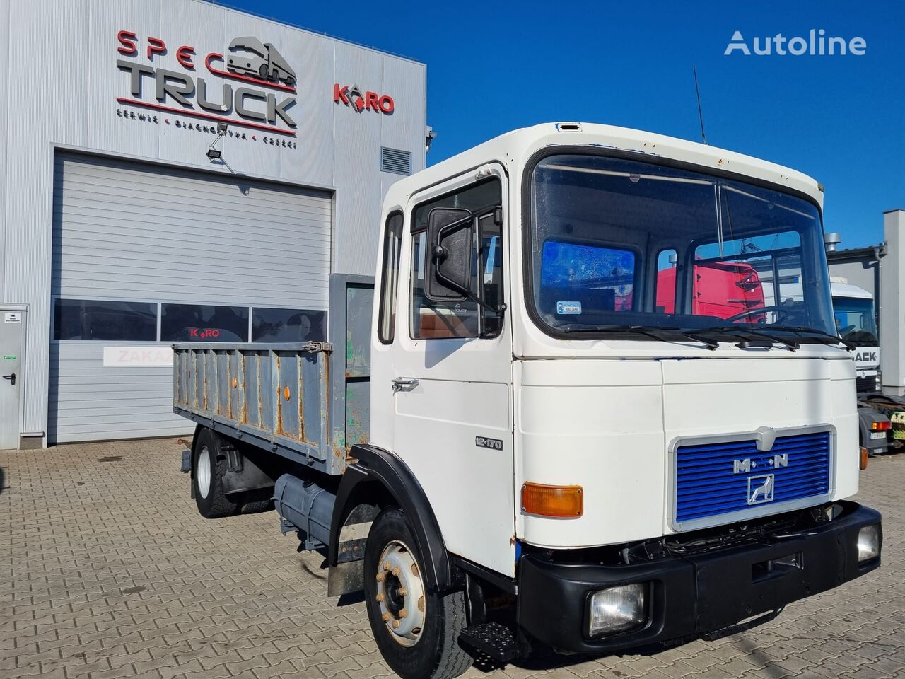 MAN F8 12.170, 6 CYLINDERS dump truck