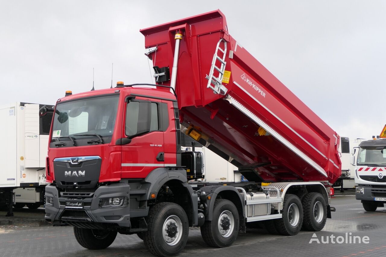 new MAN TGS 41.480 / 8X8 / END DUMP KIPPER / MANUAL / BRAND NEW- 2024 /  dump truck