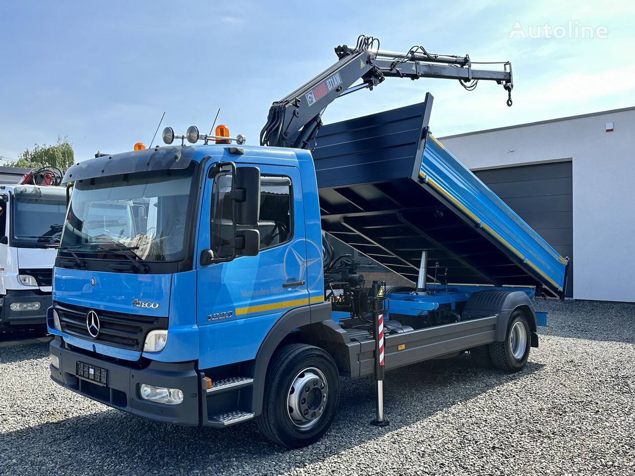 Mercedes-Benz Atego 1223 S3 VYKLÁPAČ + HYDRAULICKÁ RUKA dump truck