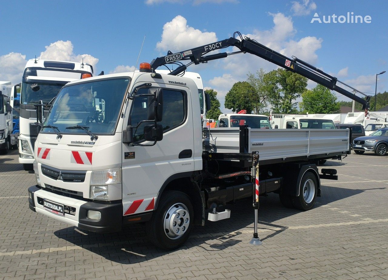 Mitsubishi Canter Fuso C Km Hds Fassi F Wywrotka Stronna