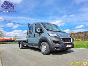 new Peugeot Boxer open laadbak dubbele cabine 435 L4 2.2 BleuHDI 165 Euro 6 dump truck