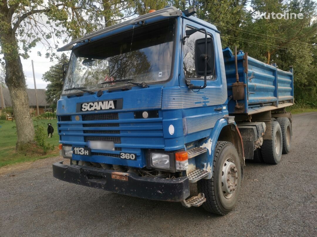 Scania 113 dump truck