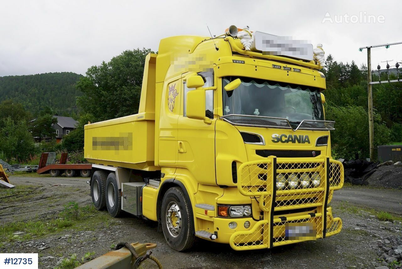Scania R730 tipper truck w/ 2011 Maur trailer dump truck