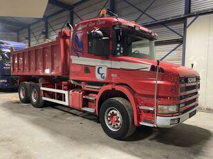 Scania T124-420 TORPEDO HAUBE - 6x4 - KIPPER - MANUAL GRS900 3+3 - STEE dump truck