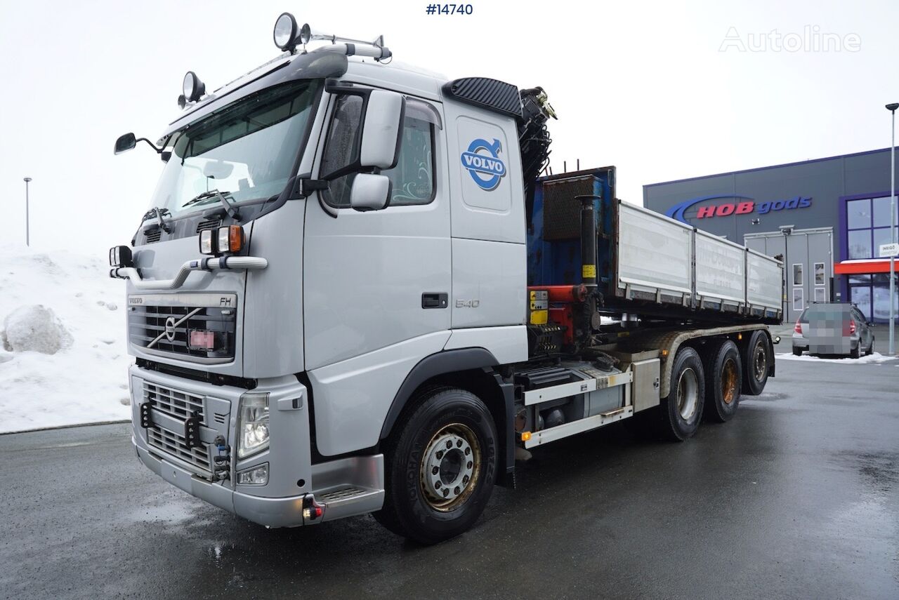 Volvo FH540 8x4 Crane truck w/ 22 t/m Palfinger crane, tipper. WATCH V ...