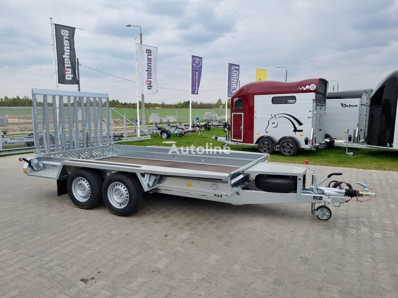 new Brenderup MT 3651 GVW 3500 kg machine transporter mini excavator 360x179 equipment trailer