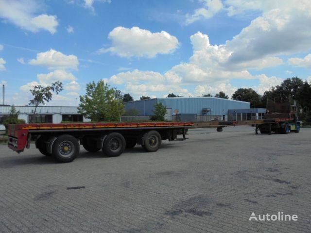 Broshuis 3AOU-48/1 DUBBEL SCHUIFER flatbed semi-trailer for sale ...