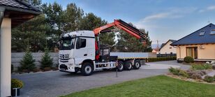 Mercedes-Benz Arocs 3251 8x4 CRANE HMF 3220 K8+2+WINCH RETARDER flatbed truck