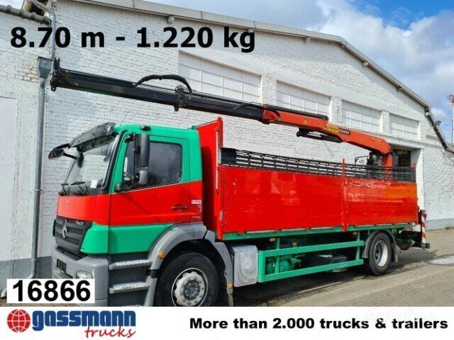 Mercedes-Benz Axor 1833L, mit Kran Palfinger PK 12001 L flatbed truck