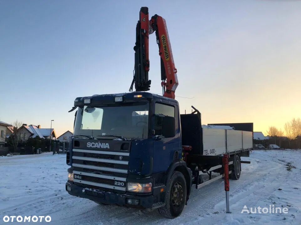 Scania P94 flatbed truck