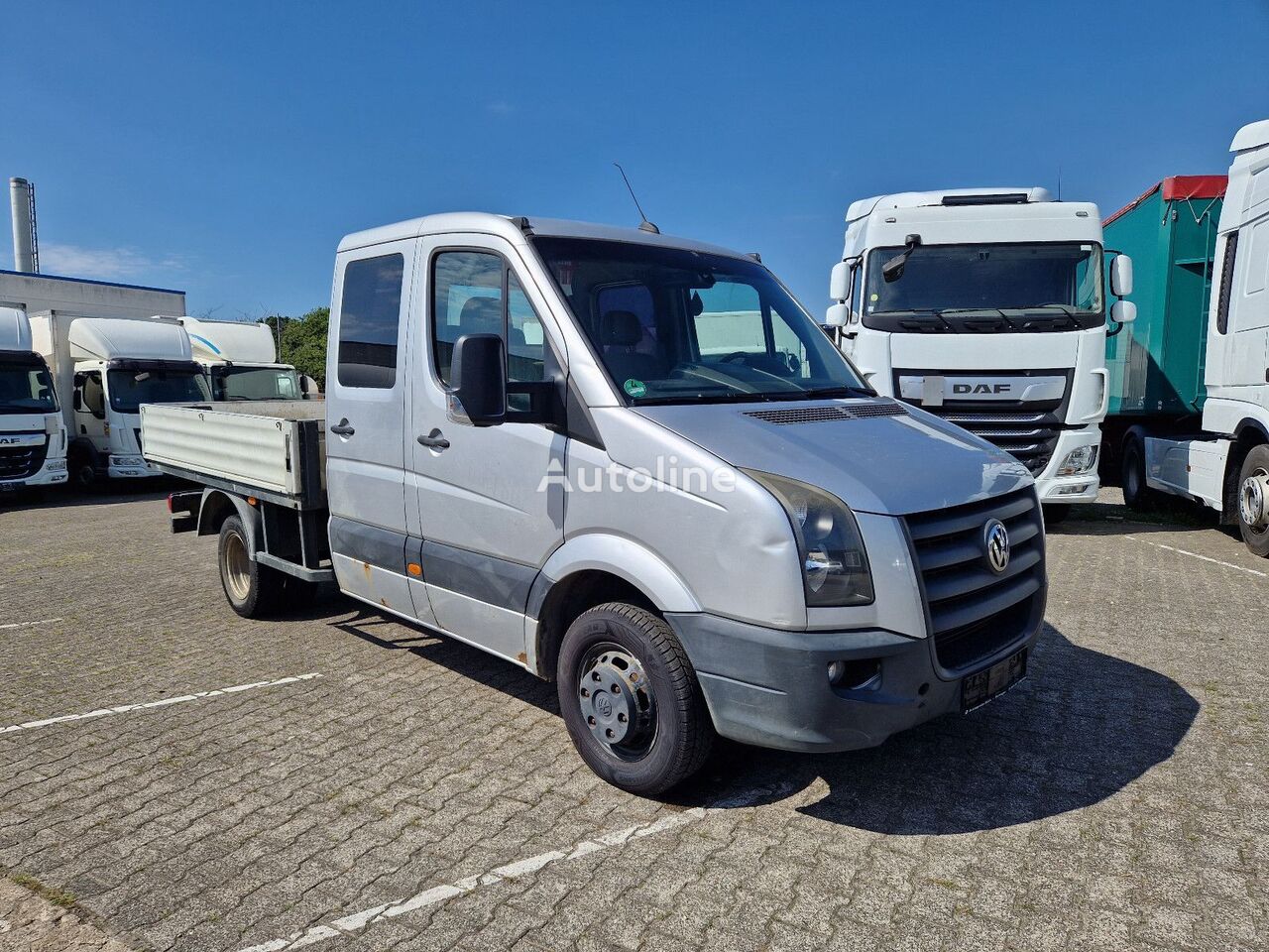 Volkswagen Crafter flatbed truck for sale Germany Neuss, BR39526