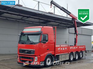 Volvo FH 420 8X4 Top Condition! NL-Truck HMF 1720 K2 crane kran flatbed truck