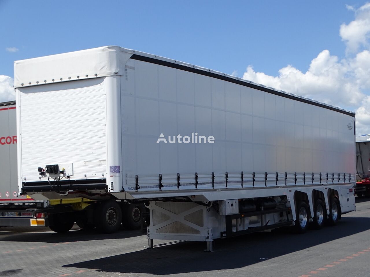 Langendorf INNENLADER SGL 15A/FLOATLINER/ FOR GLAAS/ BETON glass transport semi-trailer