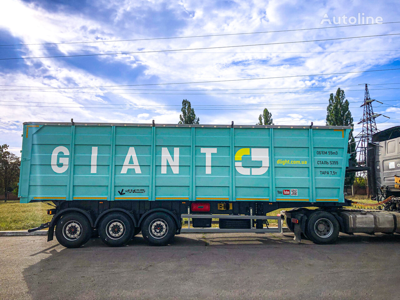 new DLight GIANT grain semi-trailer
