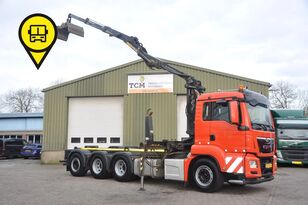 MAN TGS 35.480 MAN TGS 35-480. 8X4.EURO 6. HAAK + KRAAN. NL-TRUCK hook lift truck