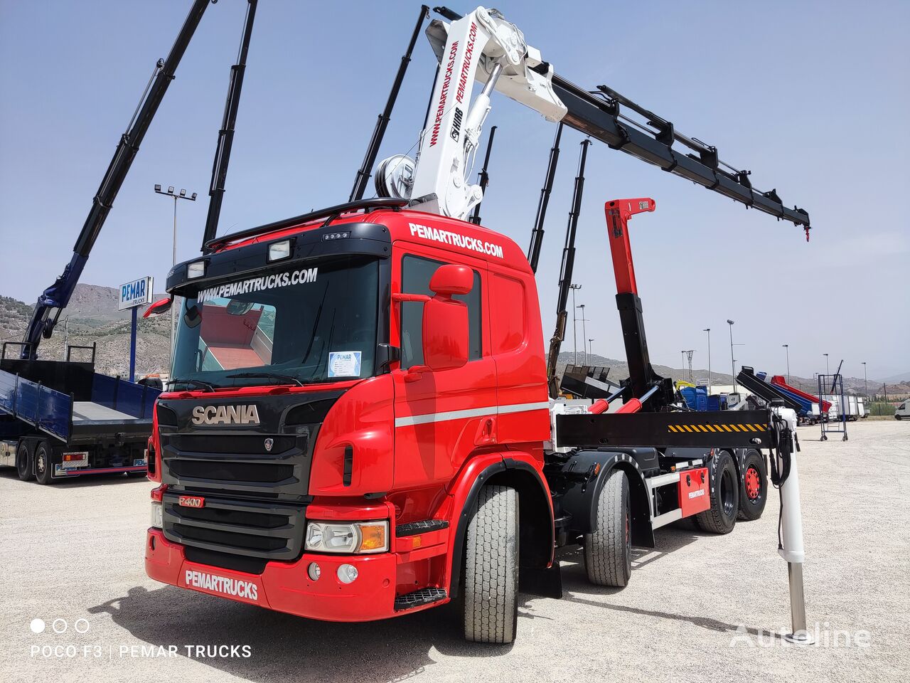 Scania P 400 hook lift truck for sale Spain Lorca (Murcia), YR35365