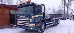 Scania P114GB hook lift truck