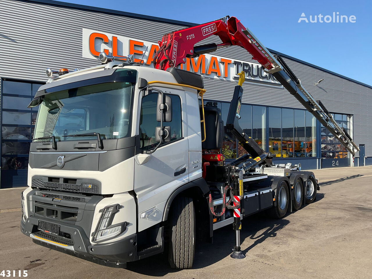 Second-hand VOLVO FMX 500 6X4 EURO 6 FASSI 45 TONMETER LAADKRAAN