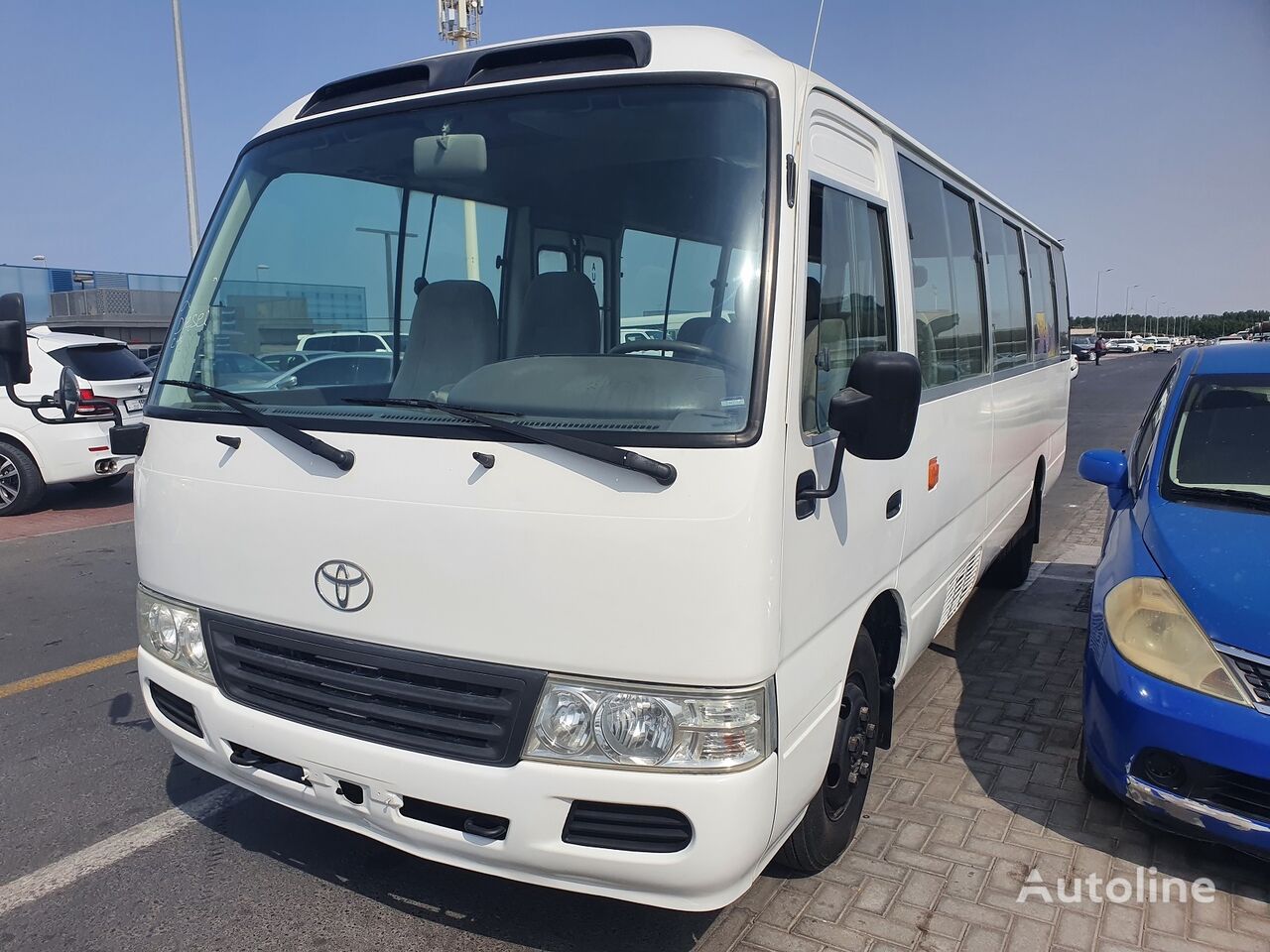 Toyota Coaster. Japan made Transport service To Africa