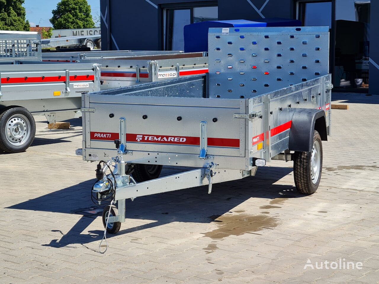new 263x125x42cm tilt function 750kg light trailer