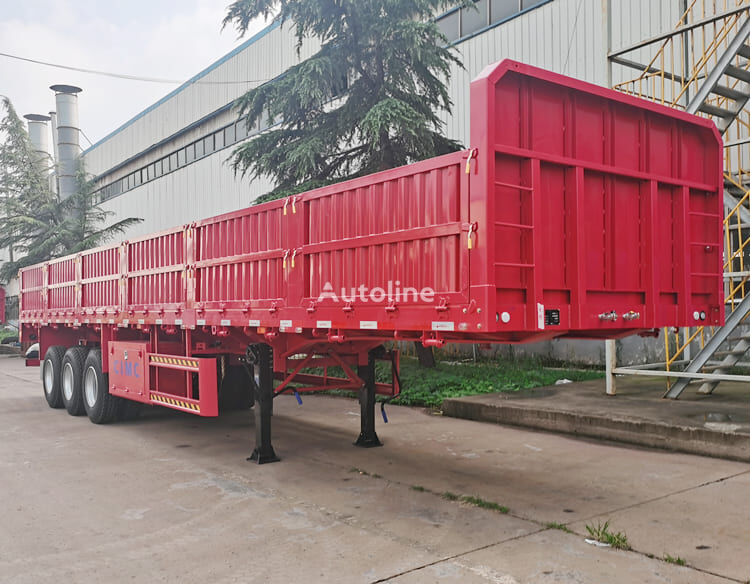 CIMC 3 Axle 60 Tons Drop Side Semi Trailer Price in Congo livestock ...