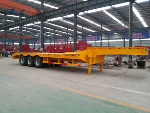 new 30t,40t,50t 3 axles 4 axles low bed trailer  low bed semi-trailer