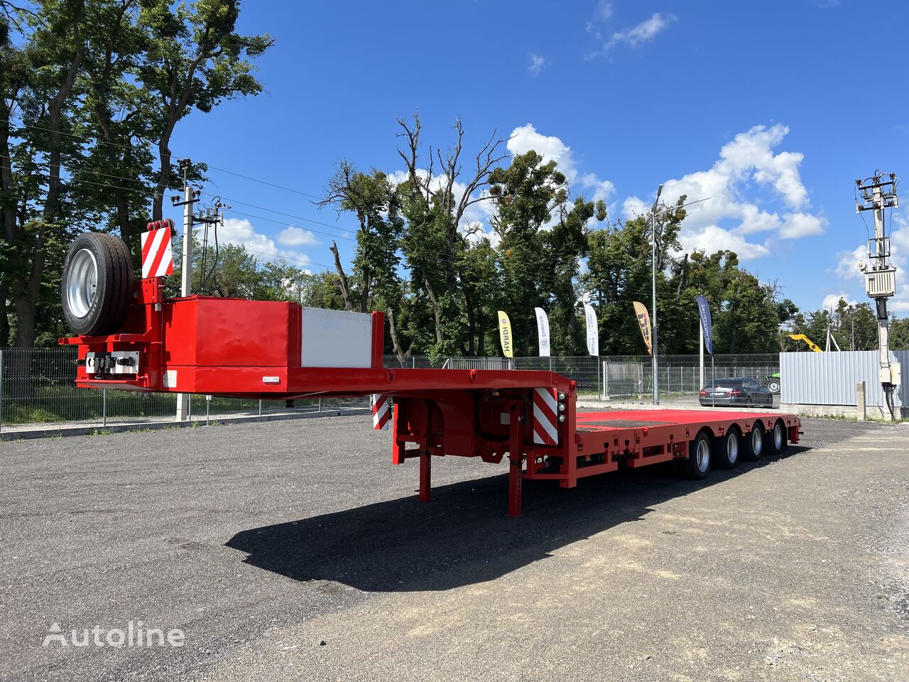 ES-GE 4.SOU-25-29.2N low bed semi-trailer