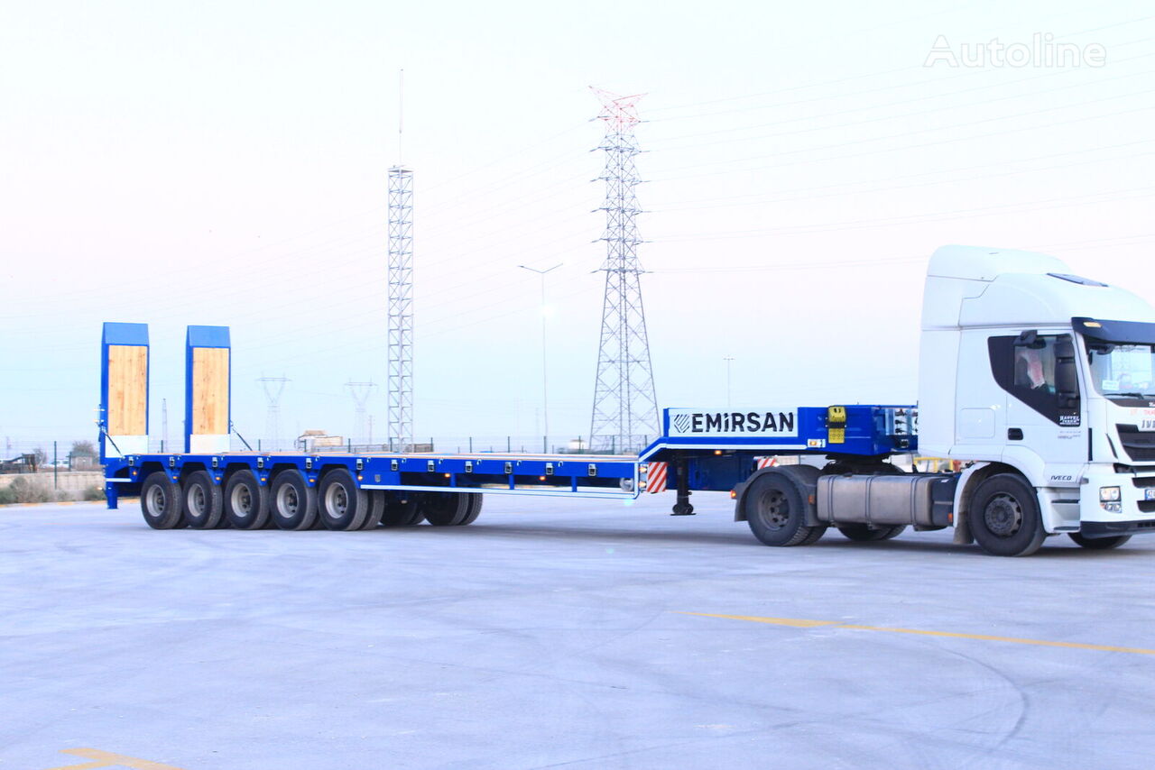 new Emirsan Immediate Delivery From Stock 2023 Heavy Duty Low Loaders 2023 C low bed semi-trailer