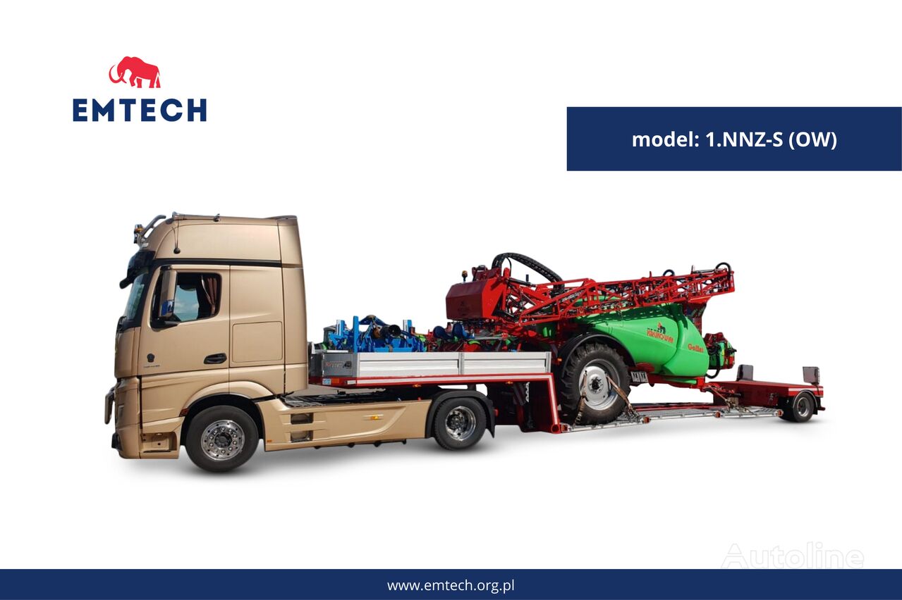 new Emtech SERIA NNZ, MODEL: 1.NNZ-S-OW low bed semi-trailer