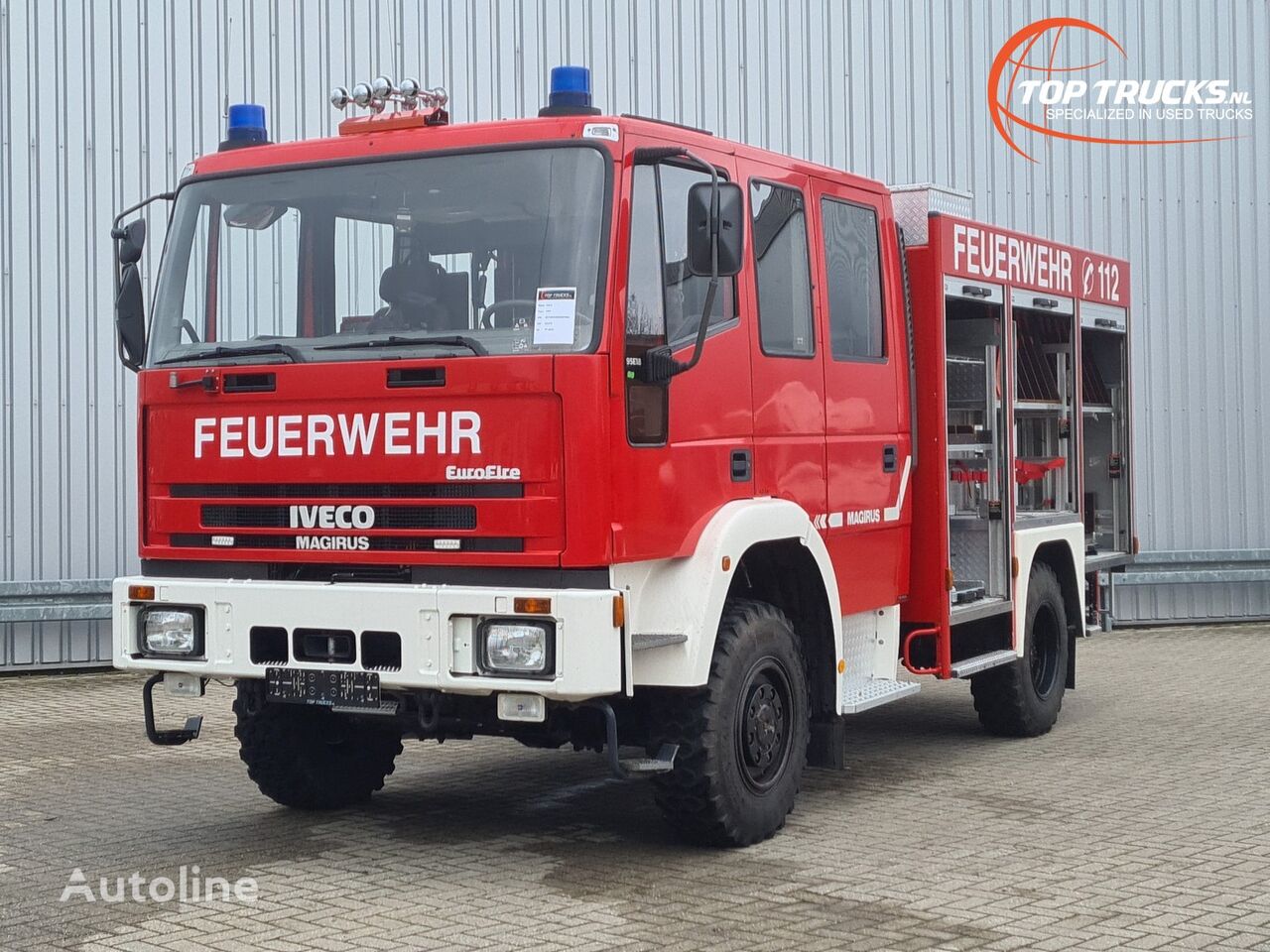 IVECO 95 E18 4x4 -600 ltr -Feuerwehr, Fire brigade - Expeditie, Camper ...