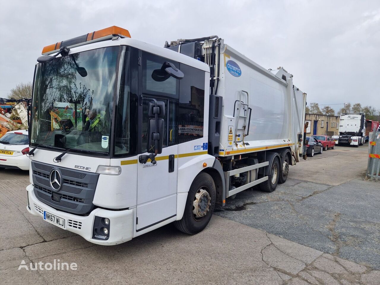 Mercedes-Benz Econic garbage truck for sale United Kingdom Halifax, WY33771