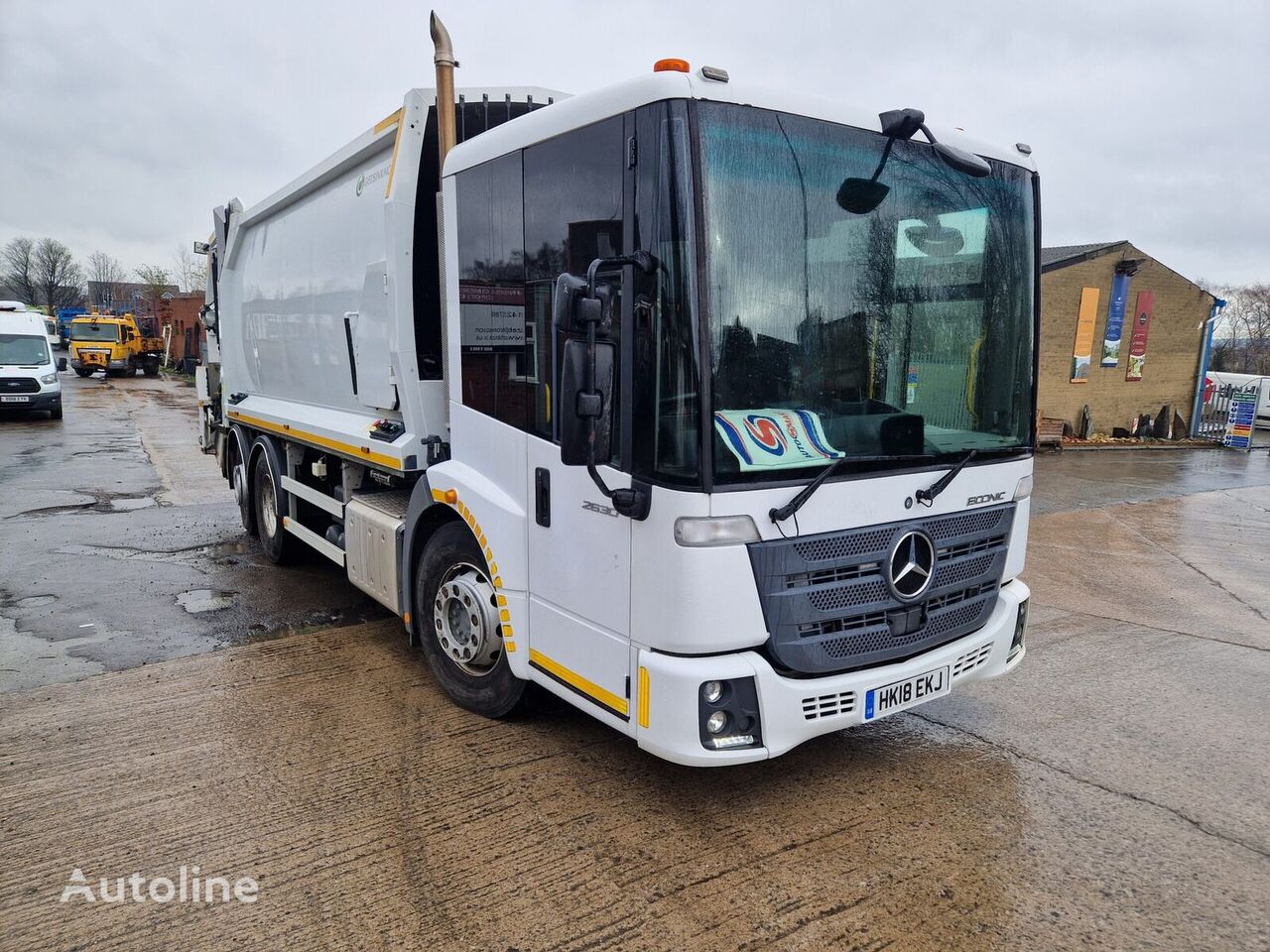 Mercedes-Benz Econic garbage truck for sale United Kingdom Halifax, AL39103