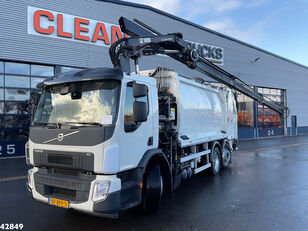 Volvo FE 280 Euro 6 Hiab 21 Tonmeter laadkraan garbage truck