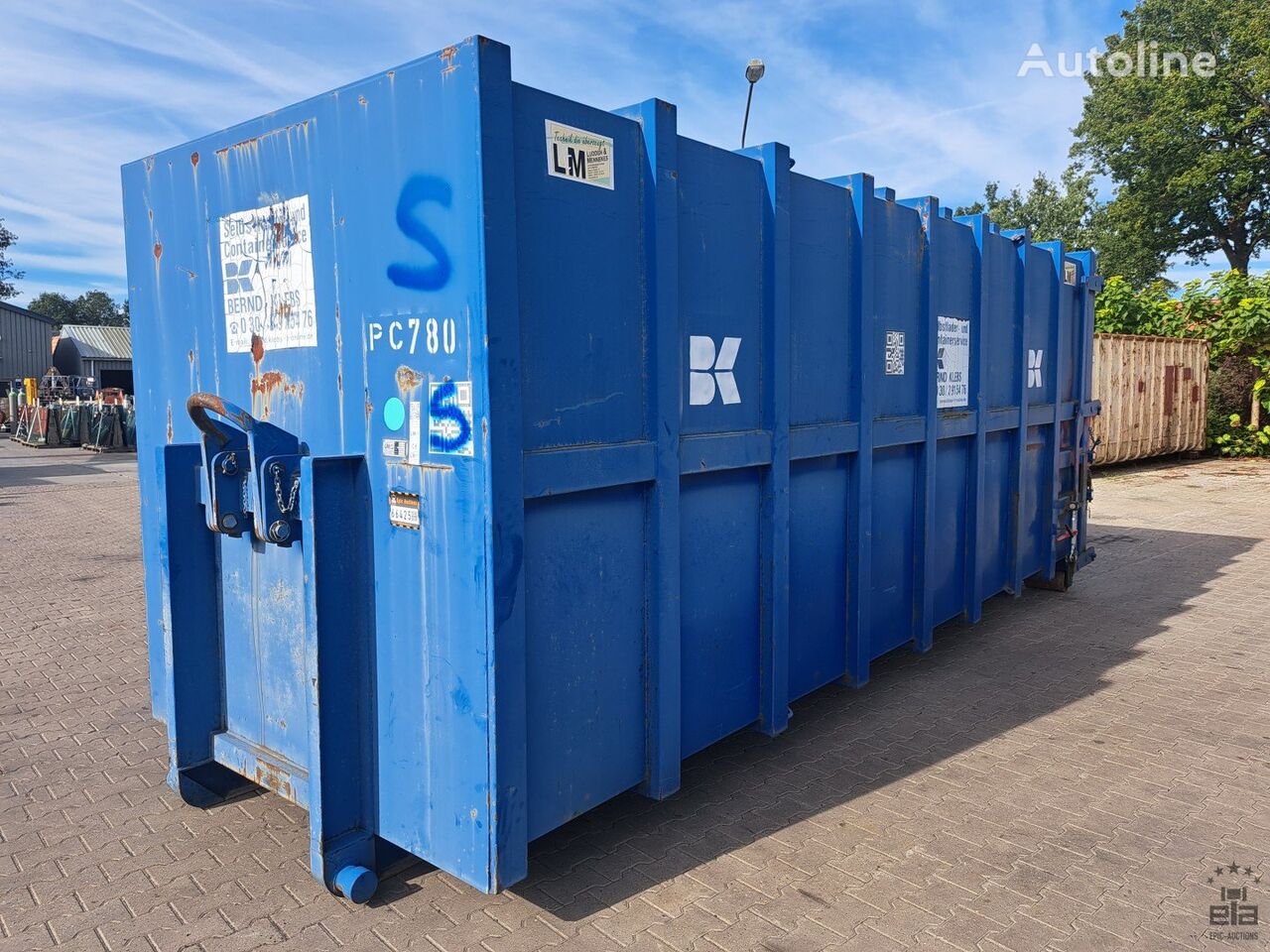 Buy PC6000 hooklift container by auction Netherlands Leende, BJ38276