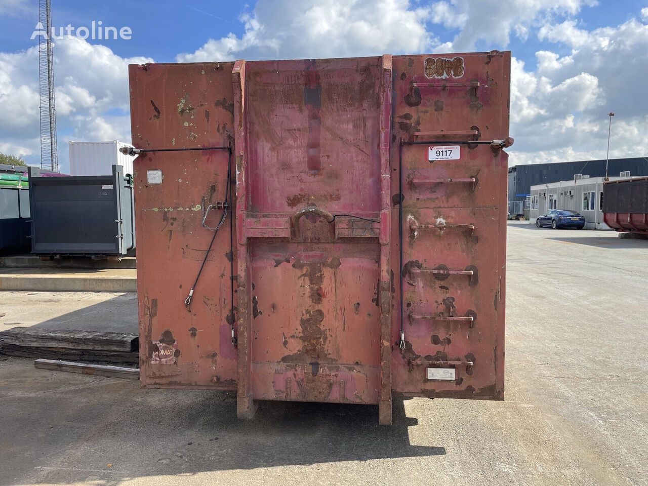 VERNOOY 9117 hooklift container for sale Netherlands Tiel, BV38602